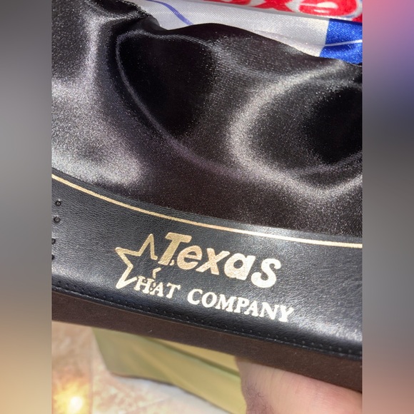 Texas Hat Company ~3X Wool Blend Felt HAT~4" Brim RODEO Cowboy Western.  7 3/8 - Picture 11 of 12